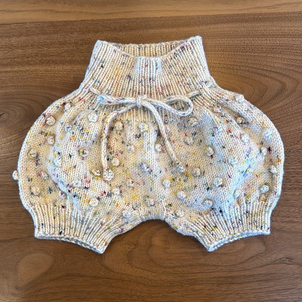 Misha And Puff Speckled Knit Kids Shorts